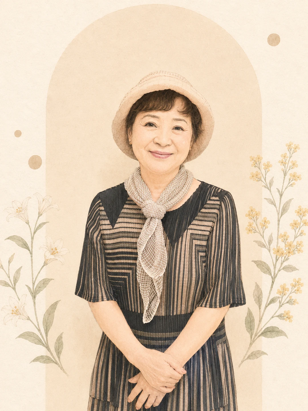 이경희 집사 간증에 실린 초상화